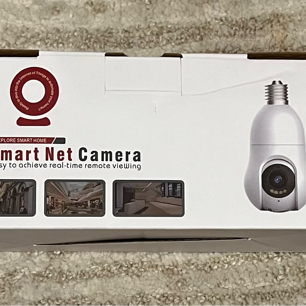 One Smart Net Lightbulb Camera in White - Picture 2 of 7